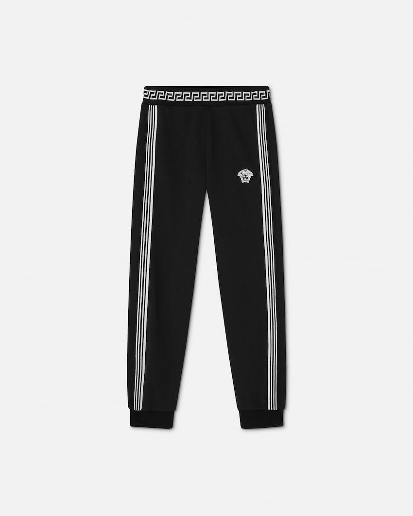 kids embroidered cotton-jersey sweatpants by VERSACE