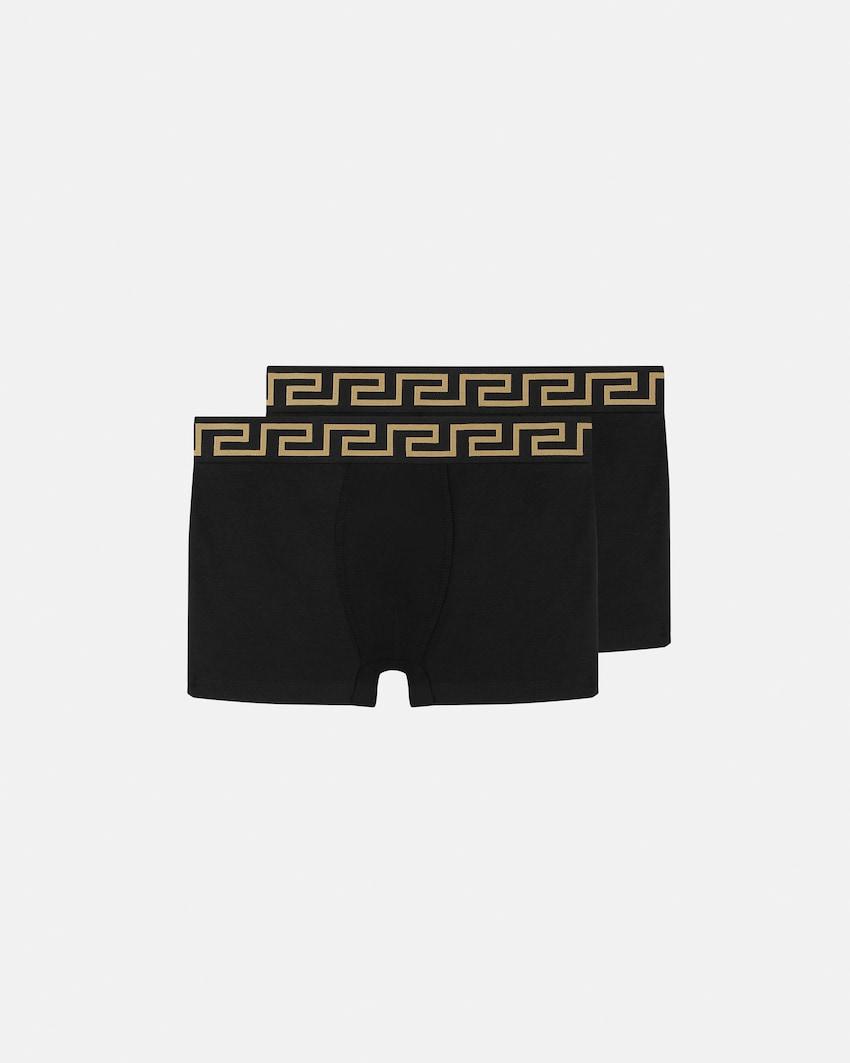kids jacquard cotton-jersey trunks 2-pack by VERSACE