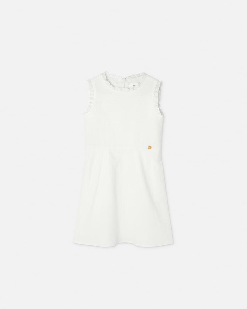 kids jacquard cotton-poplin dress by VERSACE