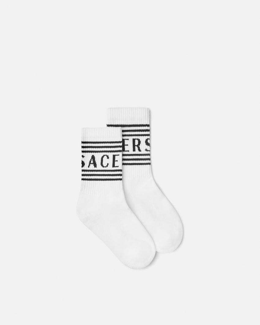 kids jacquard cotton socks by VERSACE