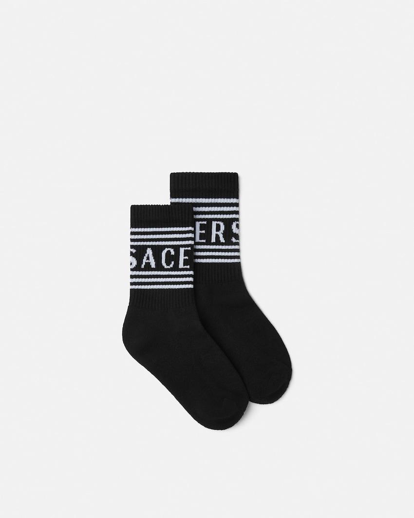 kids jacquard cotton socks by VERSACE