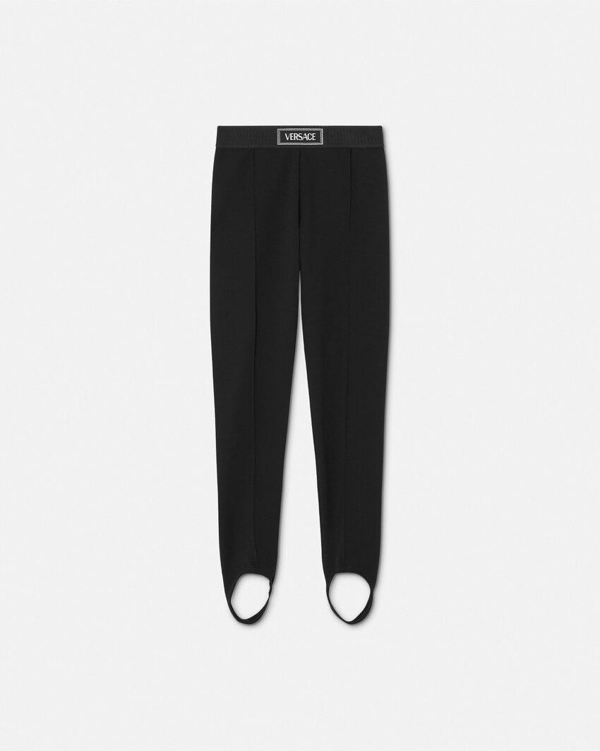 kids jacquard stretch milano-stitch leggings by VERSACE