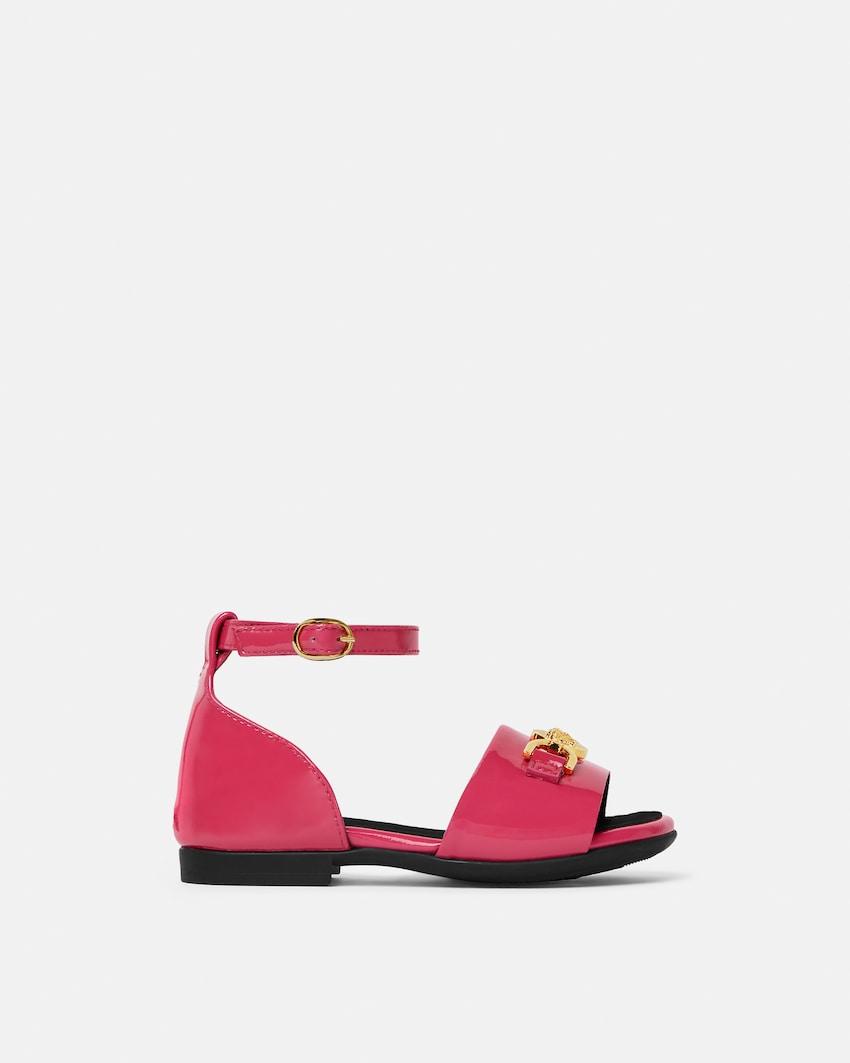 kids medusa 95 patent leather sandals by VERSACE