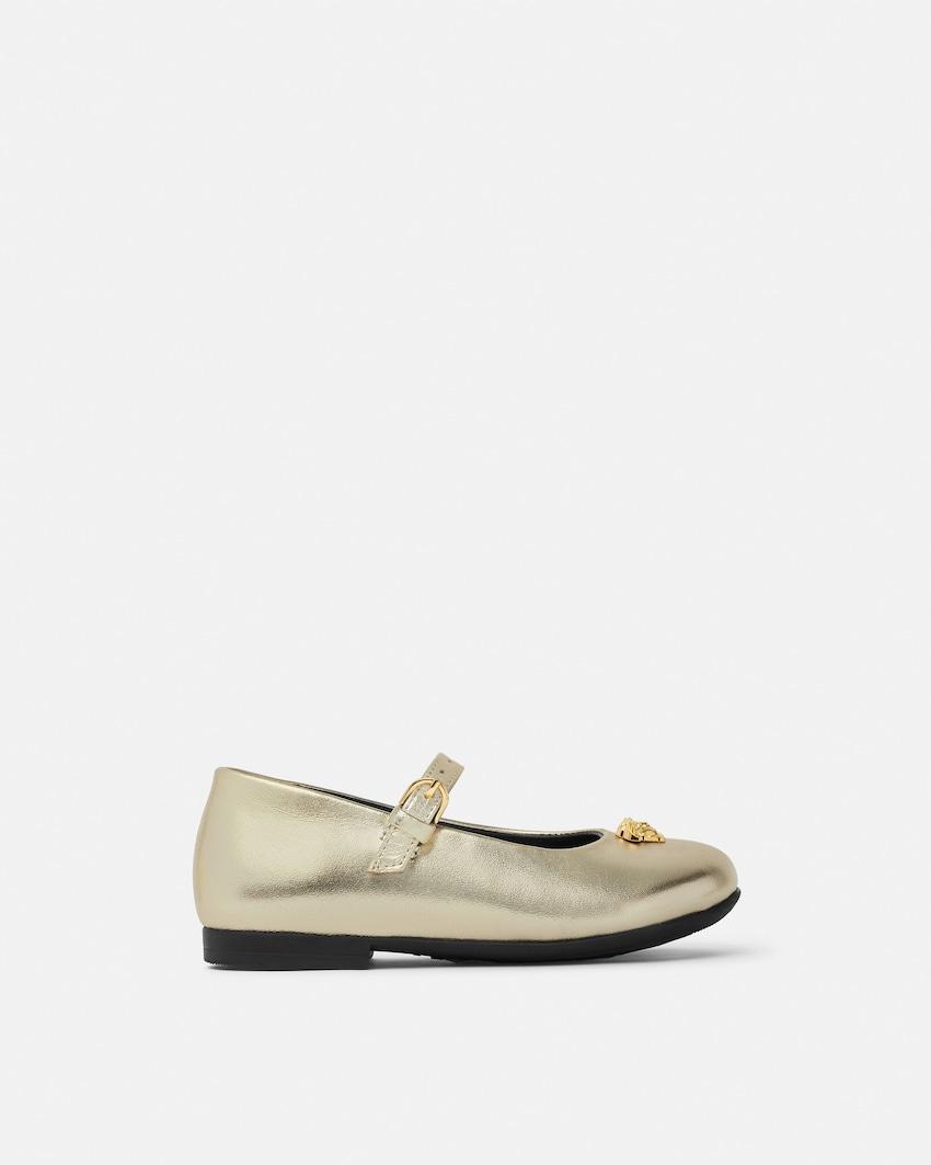 kids metallic ballerinas by VERSACE