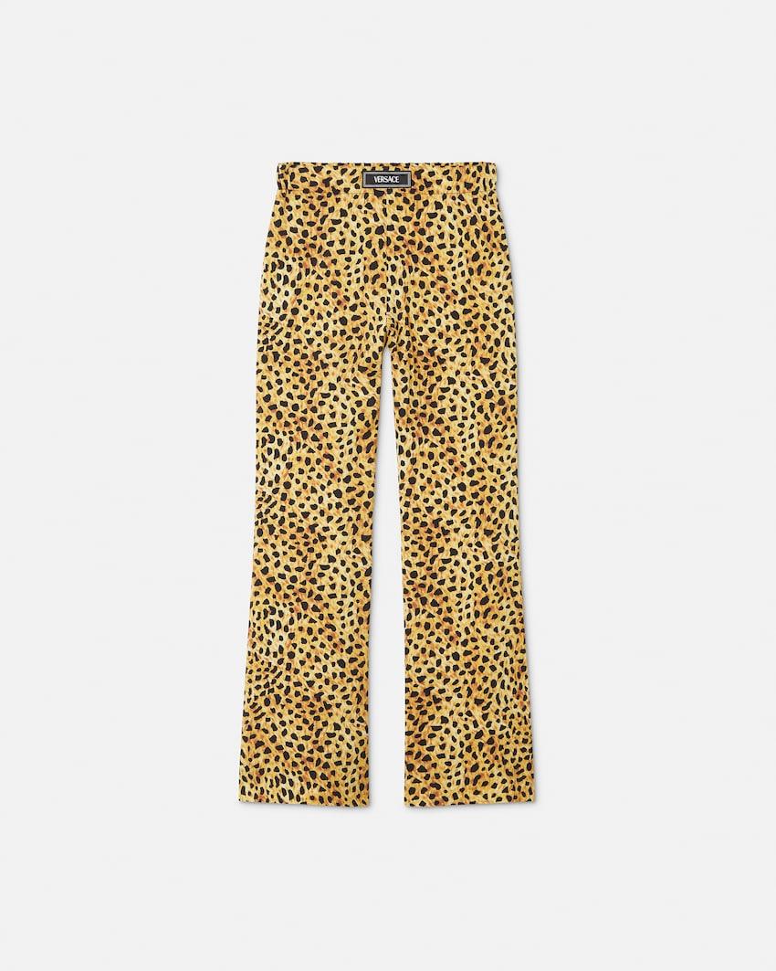 kids printed cady pants by VERSACE