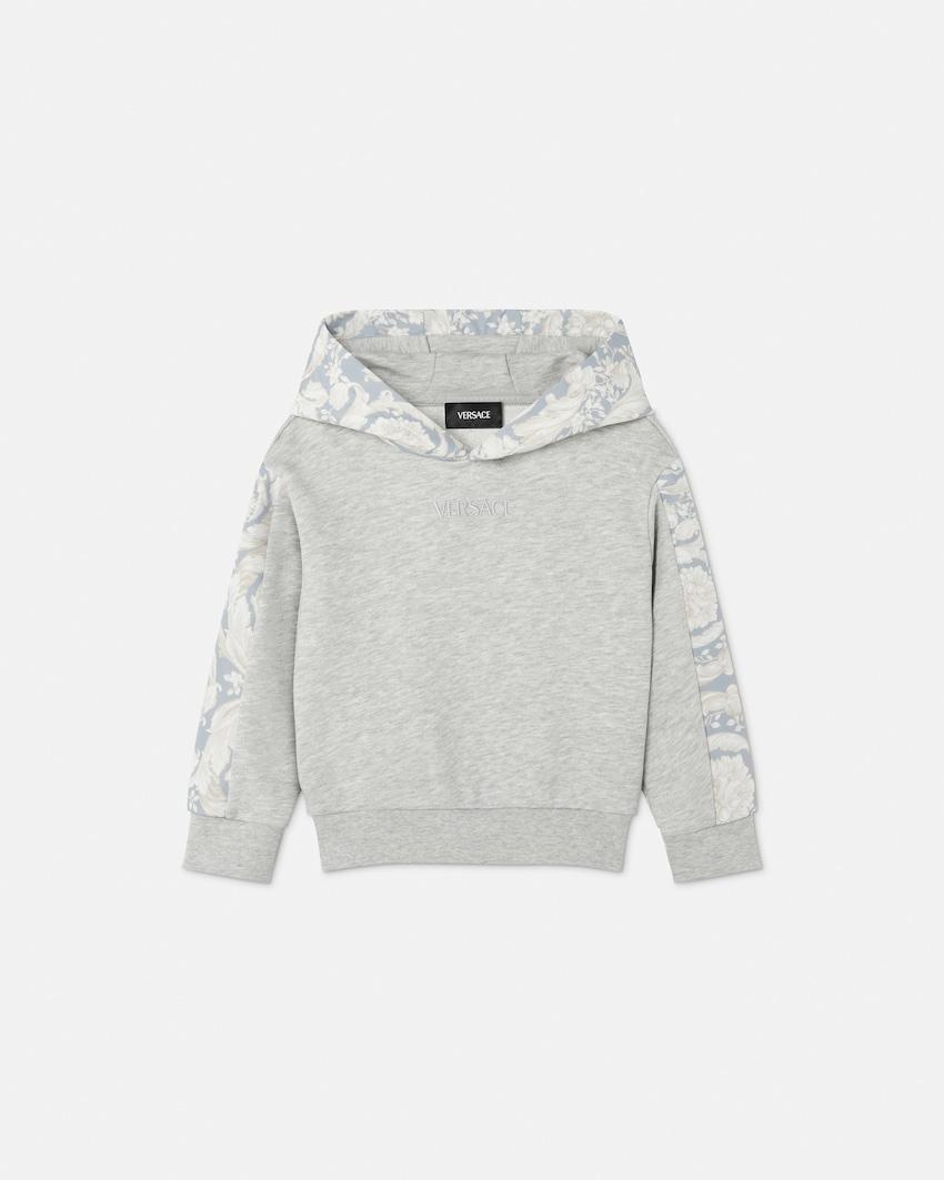 kids printed cotton-jersey hoodie by VERSACE