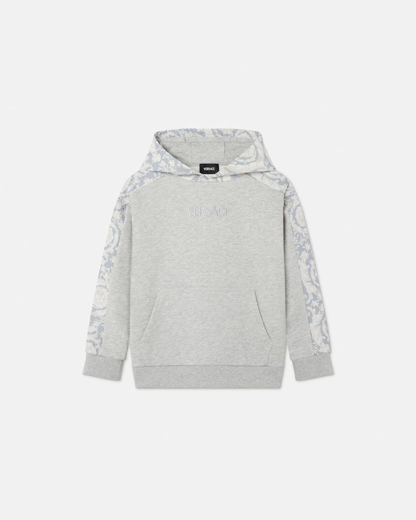 kids printed cotton-jersey hoodie by VERSACE