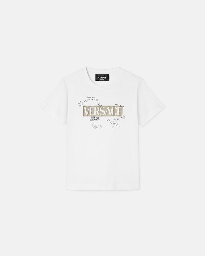 kids printed cotton-jersey t-shirt by VERSACE