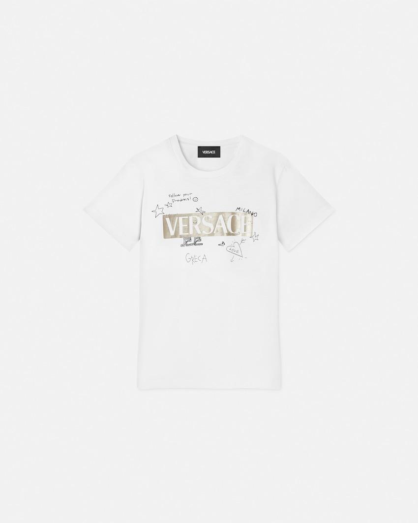 kids printed cotton-jersey t-shirt by VERSACE