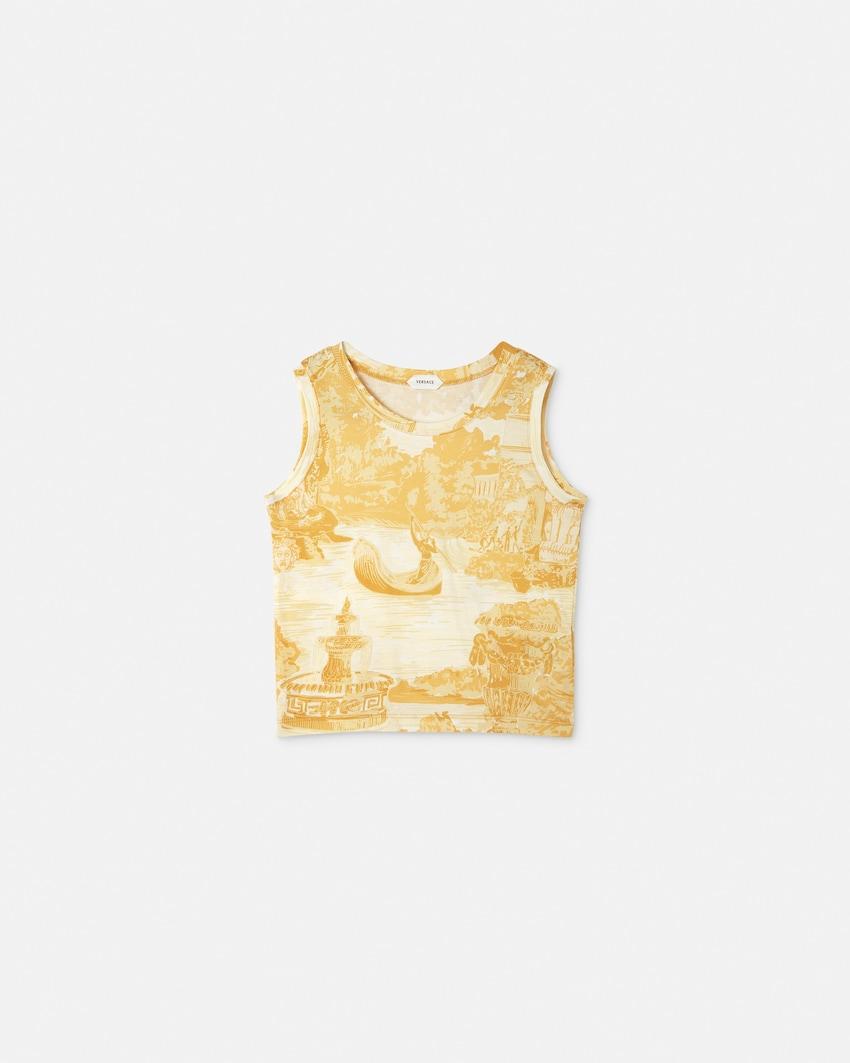 kids printed cotton-jersey tank top by VERSACE