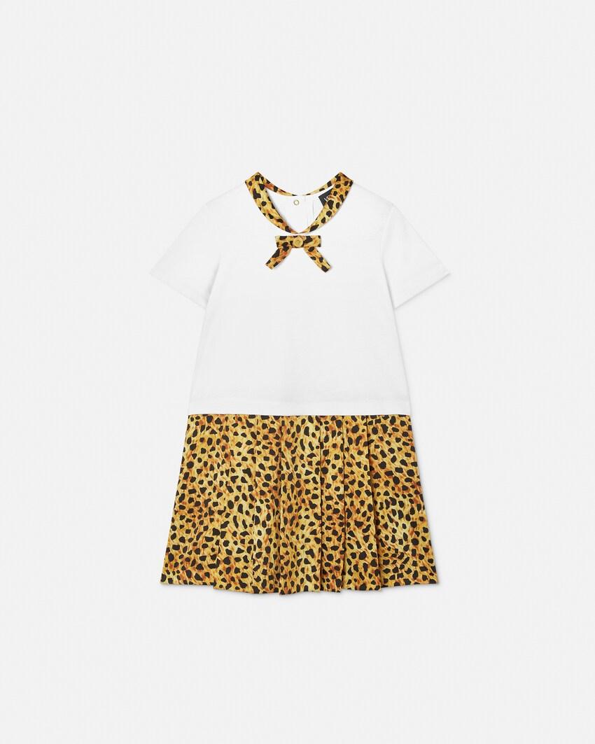kids printed cotton-jersey twill dress by VERSACE