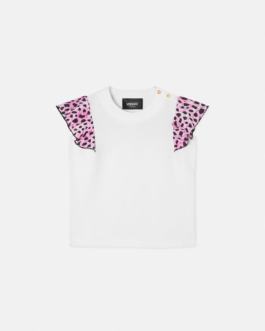kids printed cotton t-shirt by VERSACE