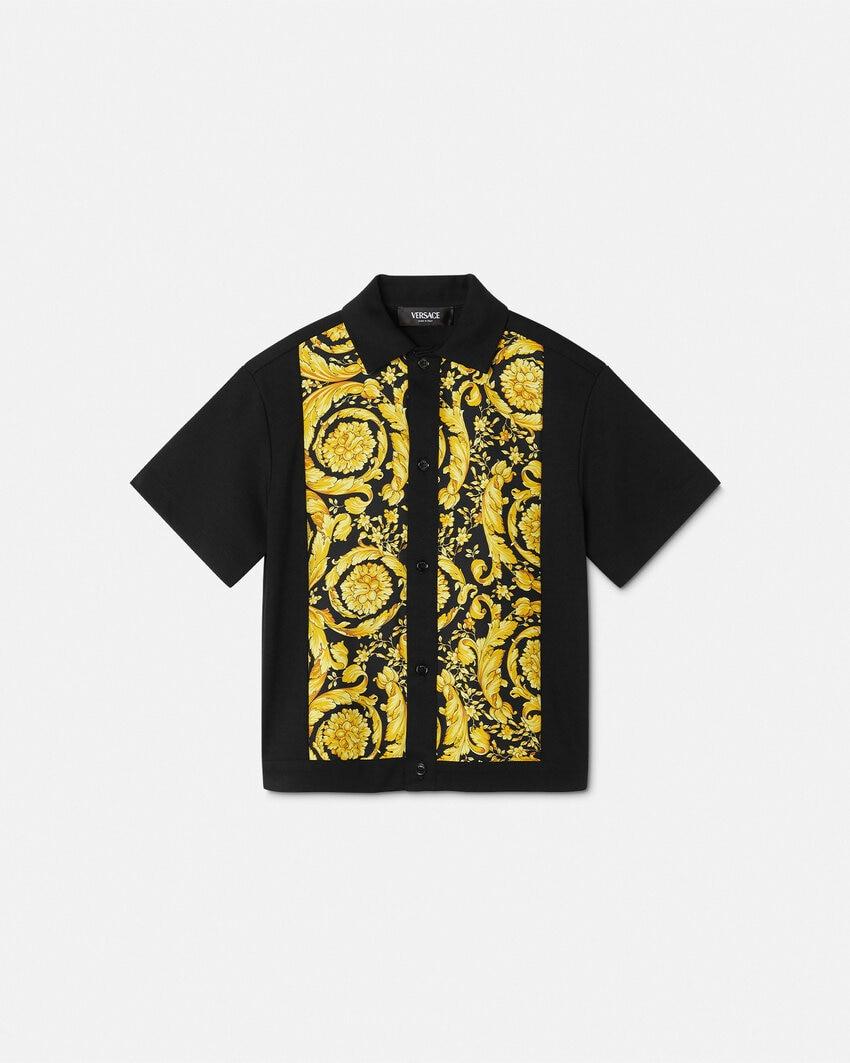 kids printed milano-stitch shirt by VERSACE