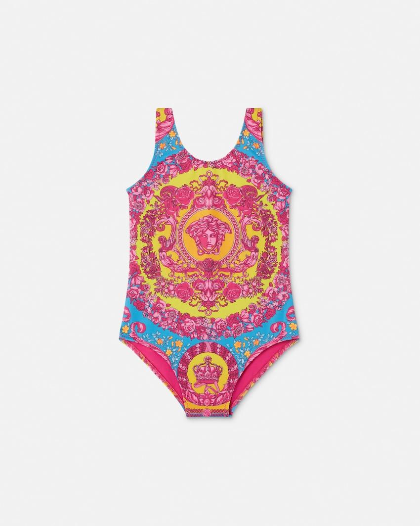 kids printed one-piece swimsuit by VERSACE