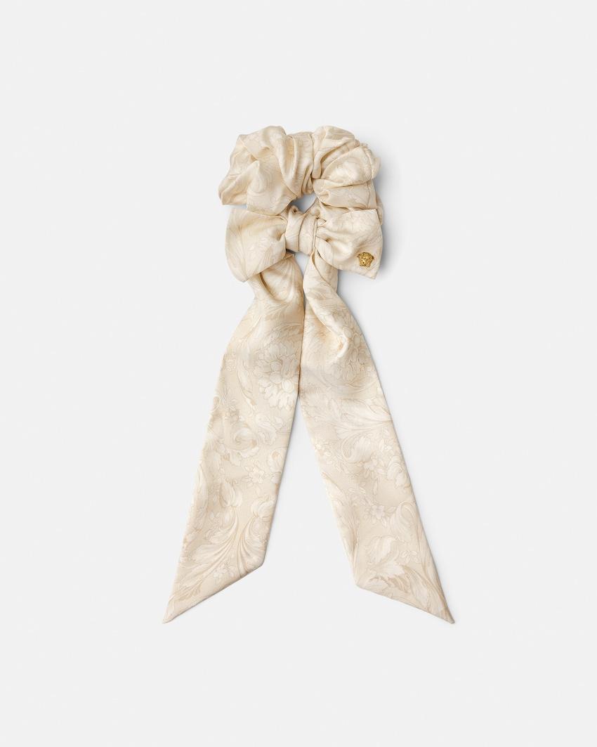 kids printed twill scarf tie scrunchie by VERSACE
