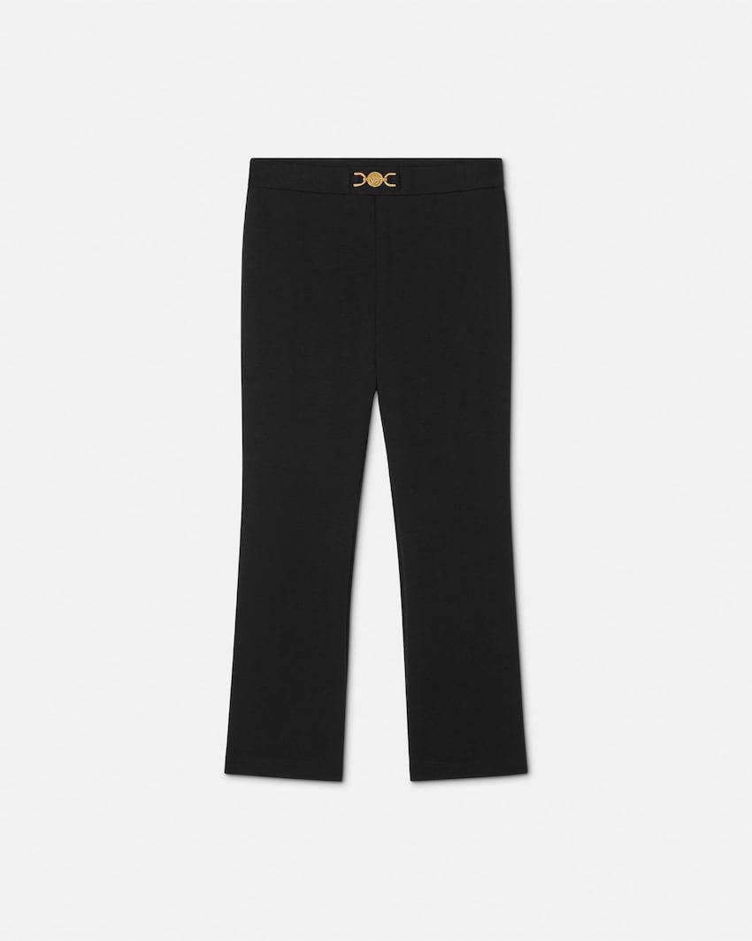 kids stretch milano-stitch flared pants by VERSACE