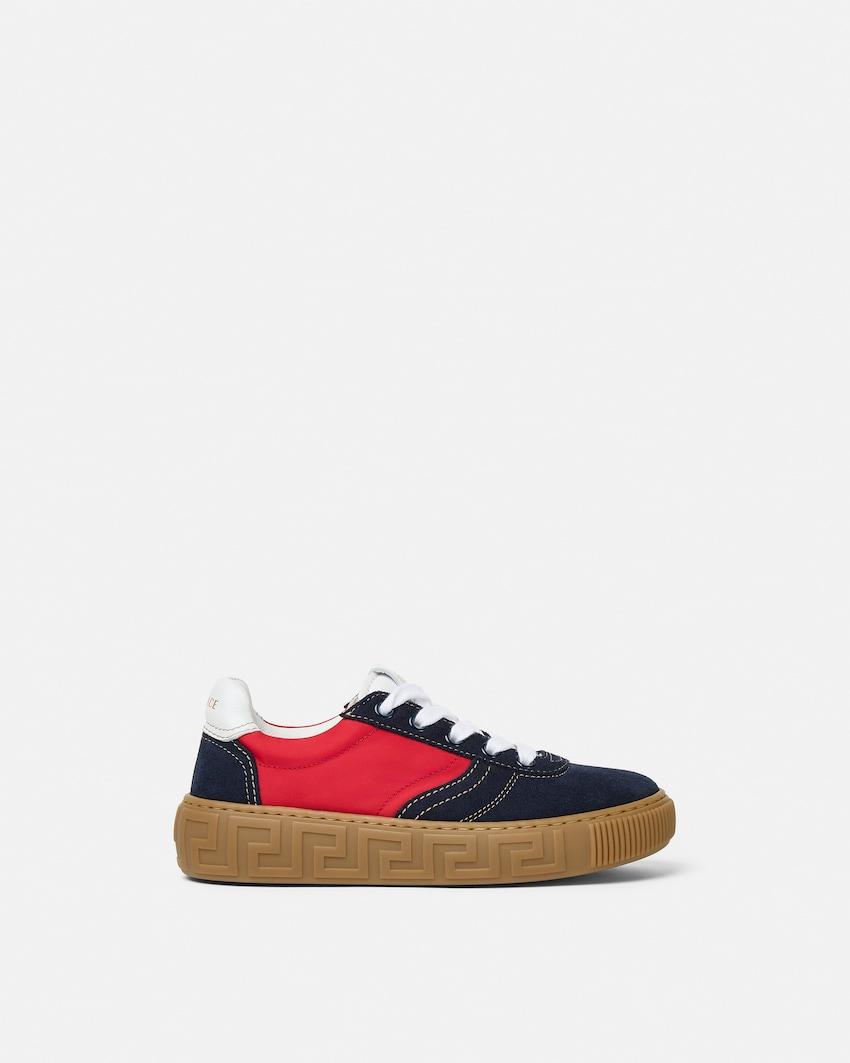 kids suede sneakers by VERSACE