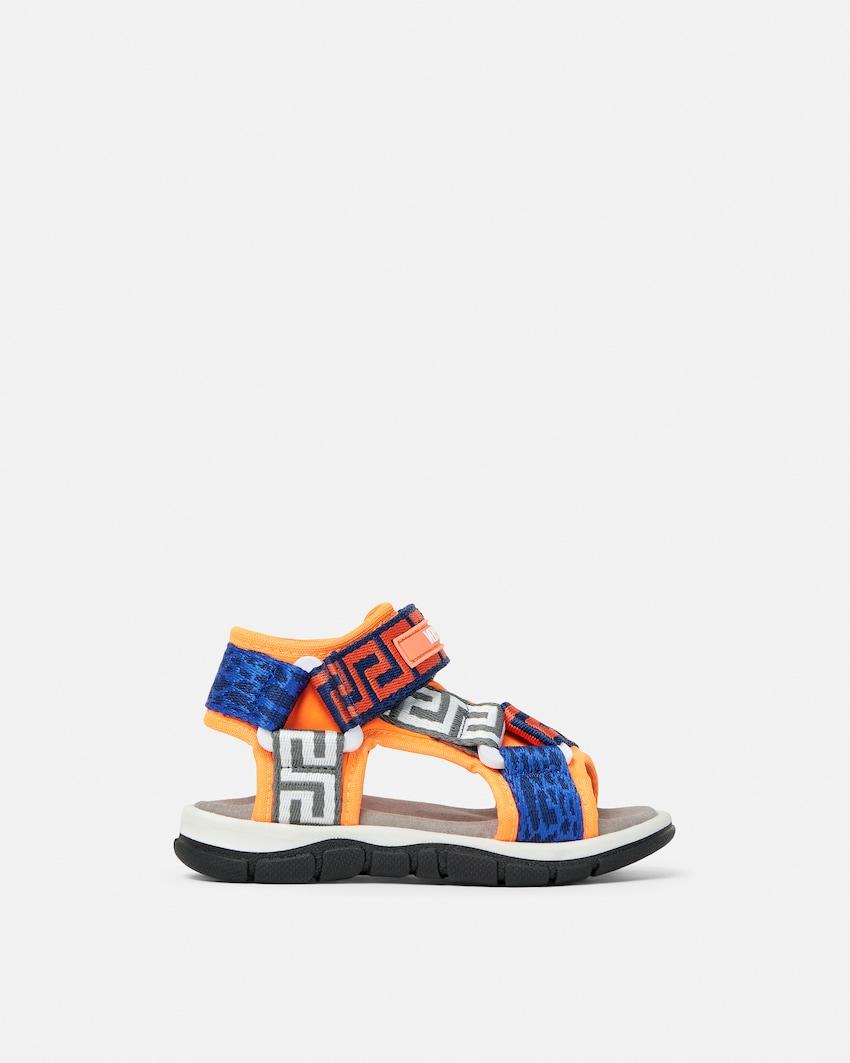 kids trigreca nylon sandals by VERSACE