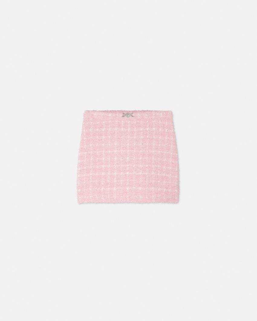 kids tweed a-line skirt by VERSACE