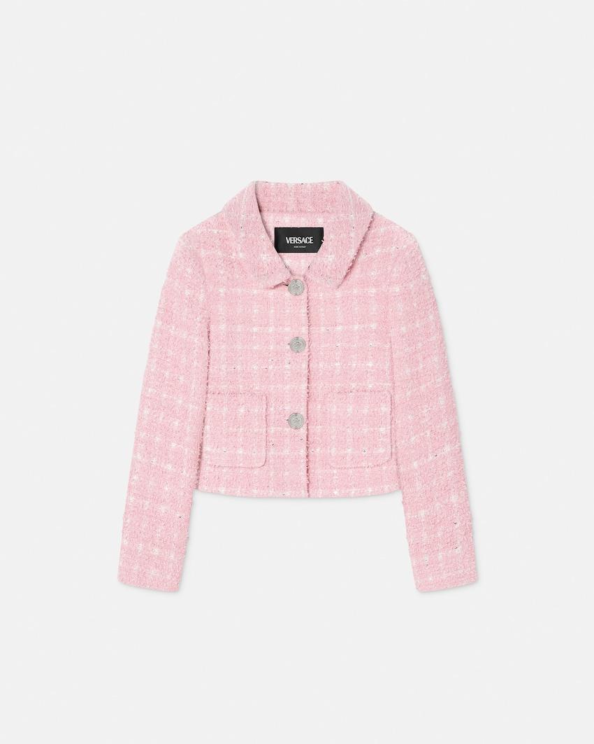 kids tweed blouson by VERSACE