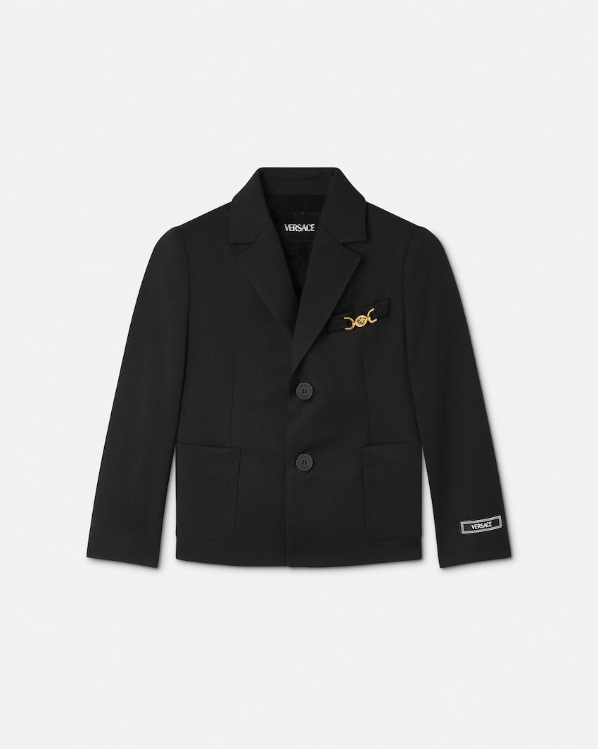 kids wool-blend blazer by VERSACE