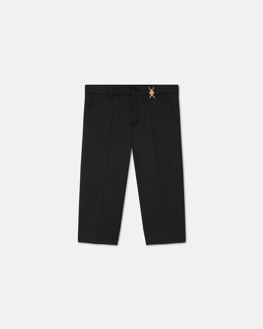 kids wool-blend pants by VERSACE