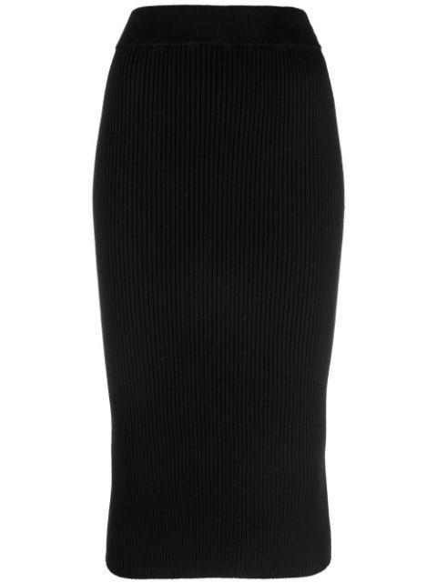 knitted midi skirt by VERSACE