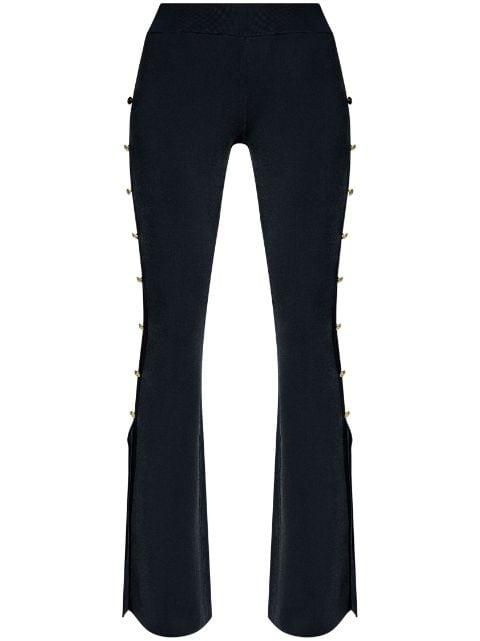 knitted trousers by VERSACE