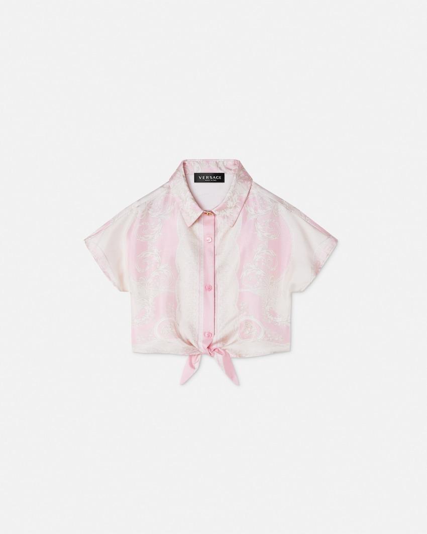 la coupe des dieux knotted kids shirt by VERSACE