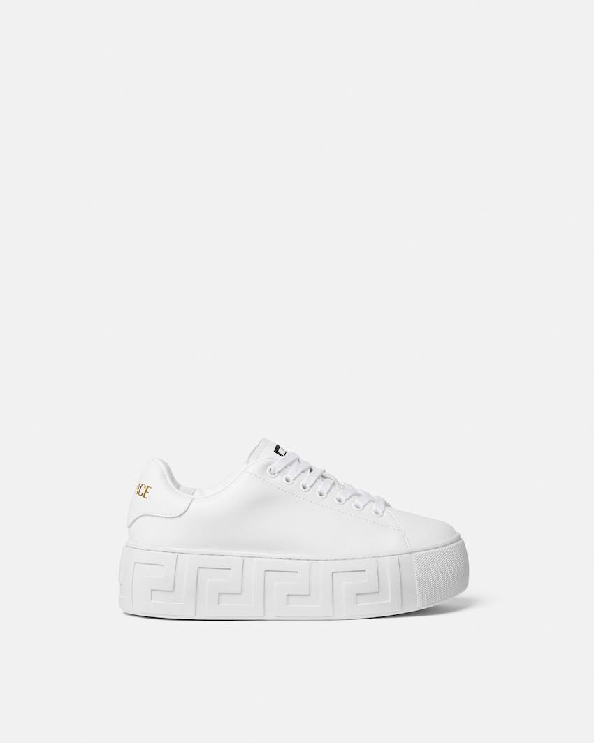 la greca platform sneakers by VERSACE