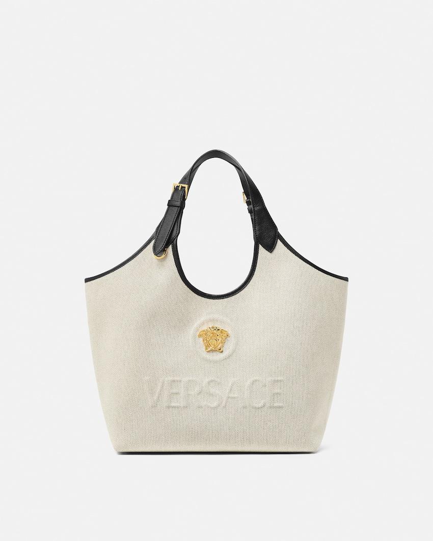 la medusa canvas tote by VERSACE