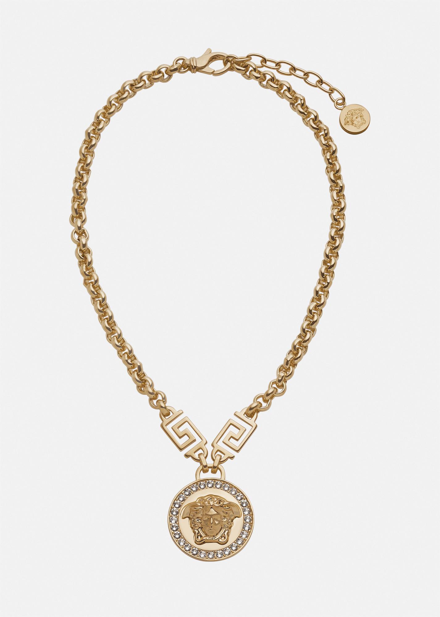 la medusa crystal necklace by VERSACE