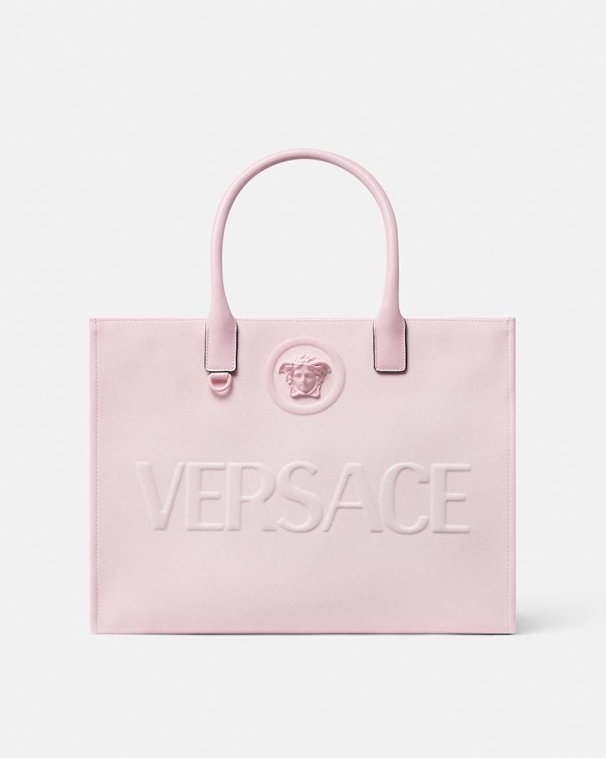 la medusa large canvas tote by VERSACE