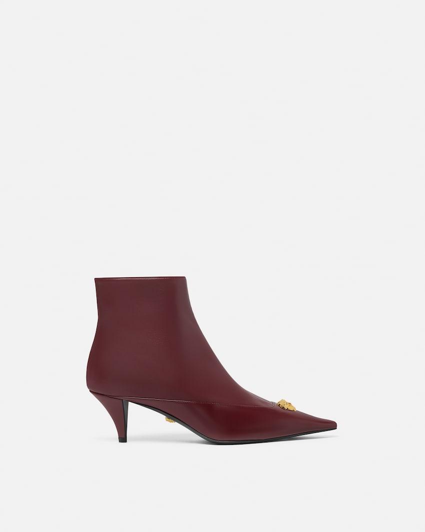 la medusa leather ankle boots 55 mm by VERSACE