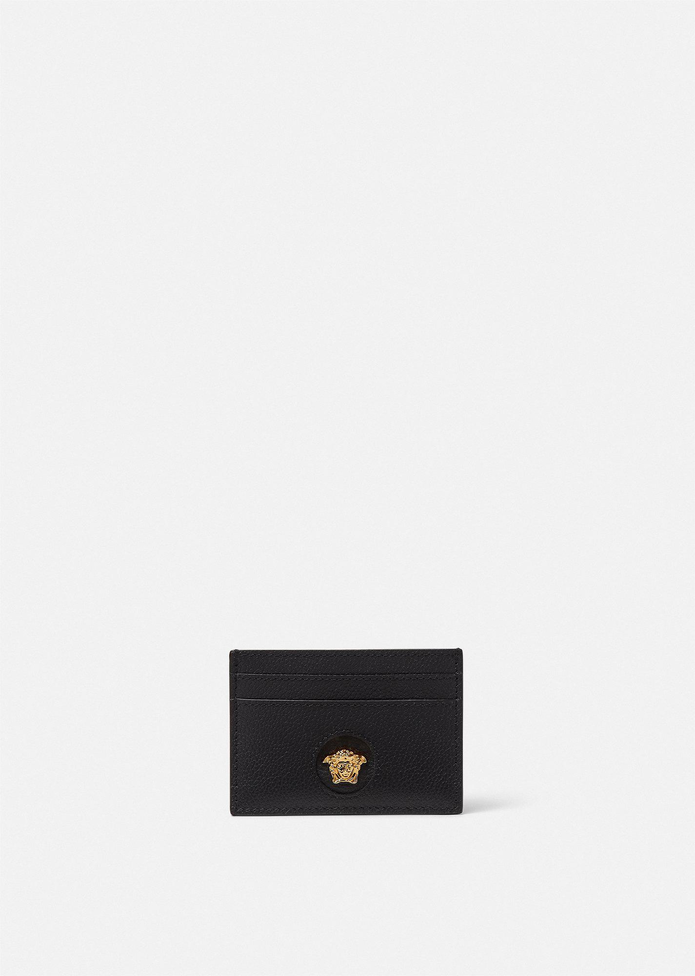 la medusa leather card holder by VERSACE
