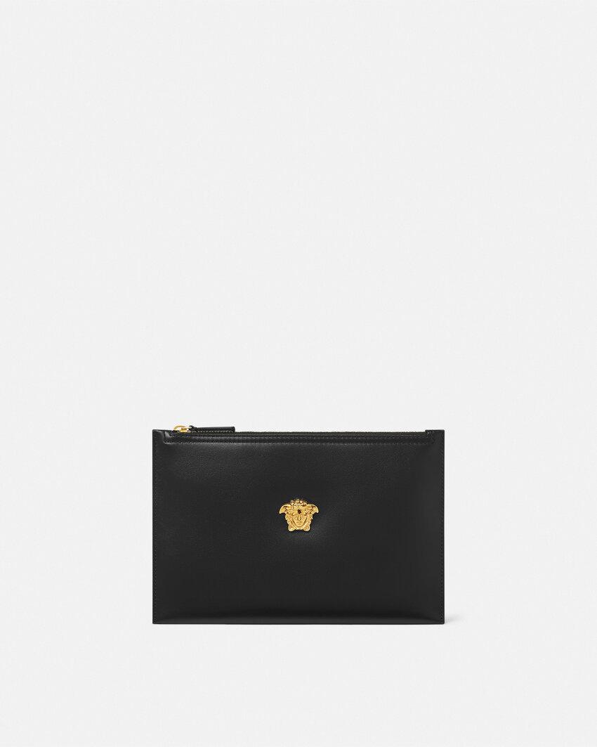 la medusa leather pouch by VERSACE