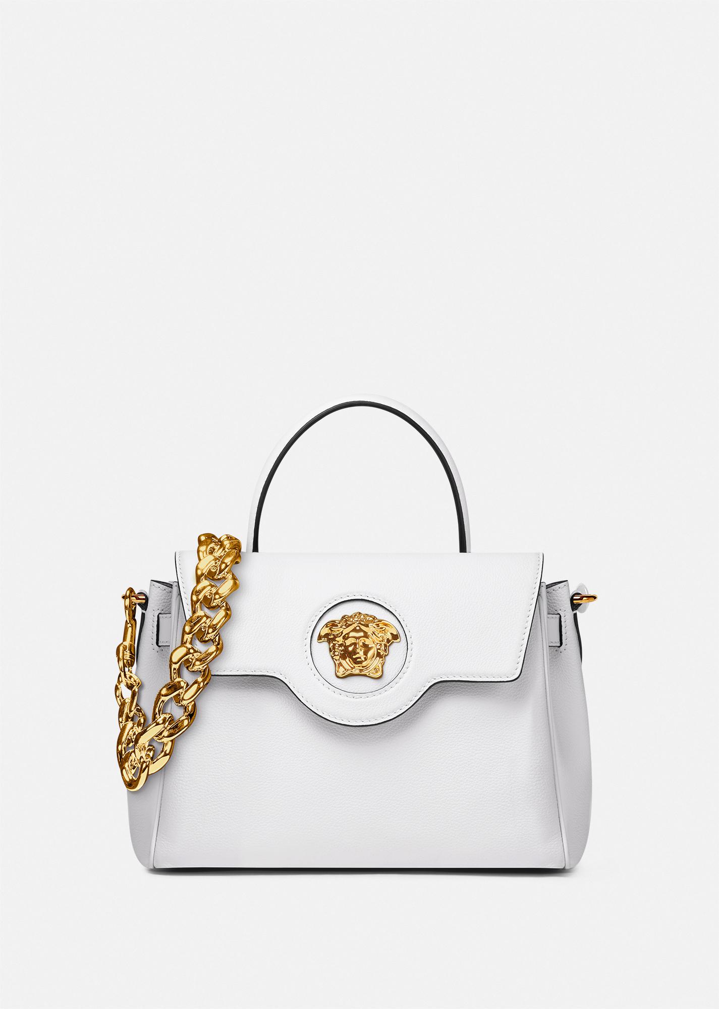 la medusa leather top-handle by VERSACE