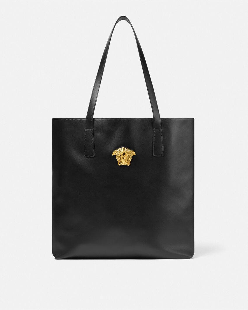 la medusa leather tote by VERSACE