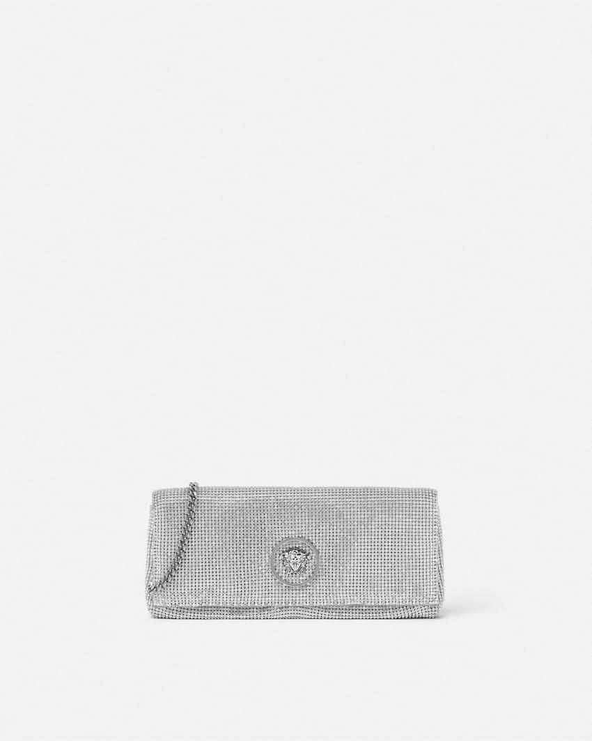 la medusa metal mesh clutch by VERSACE