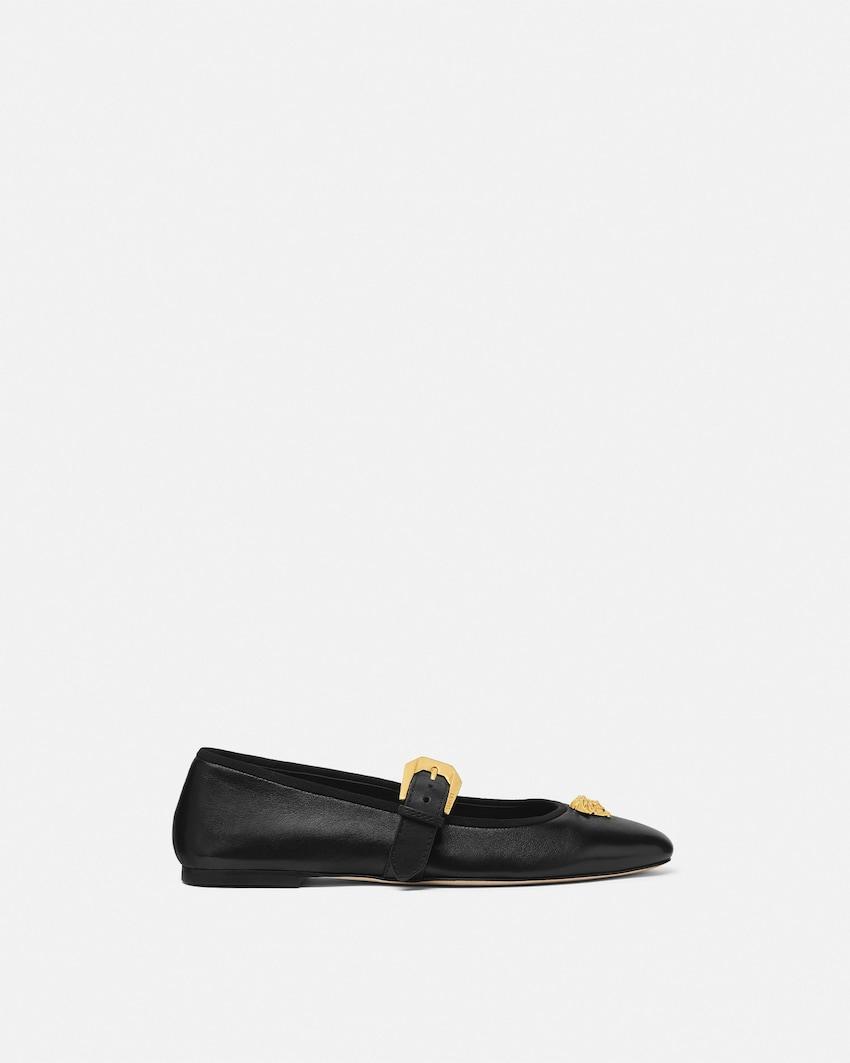la medusa nappa ballerinas by VERSACE