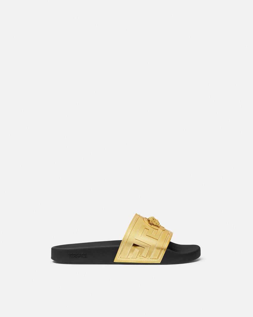 la medusa rubber sliders by VERSACE