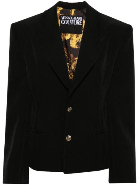lace-up single-breasted blazer by VERSACE