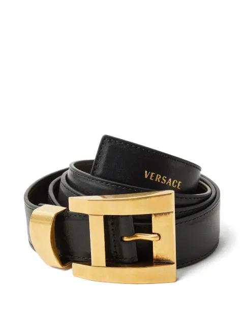 leather belt 3 cm by VERSACE