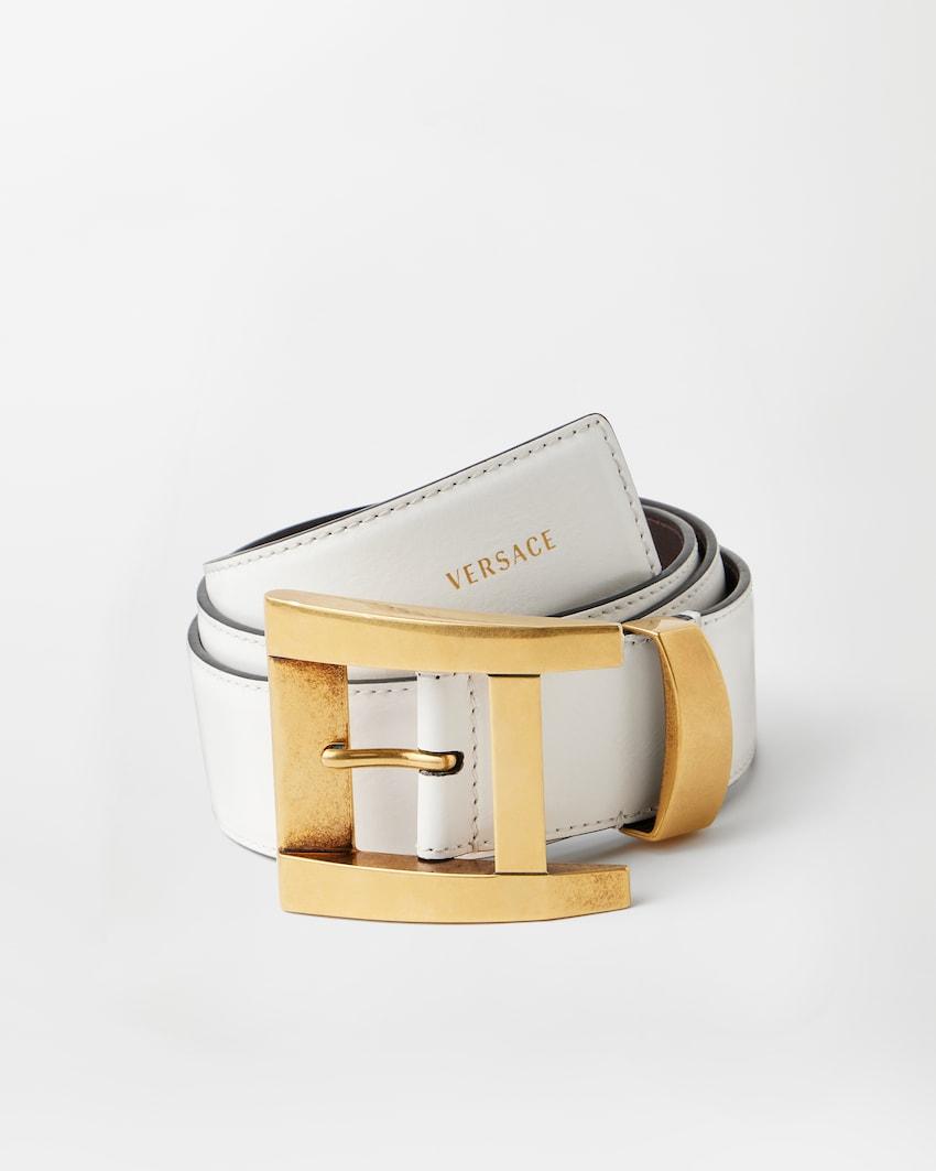 leather belt 4 cm by VERSACE