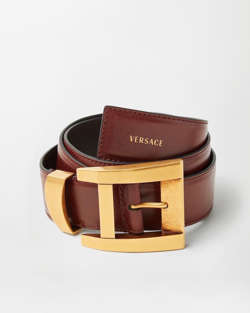 leather belt 4 cm by VERSACE