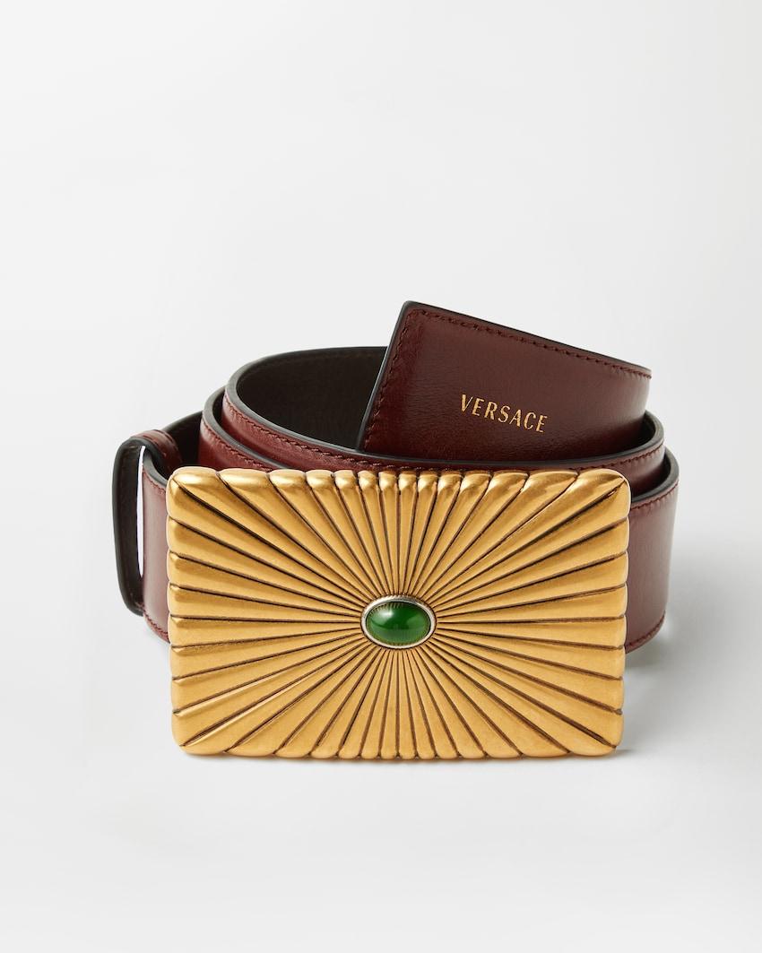 leather belt 4 cm by VERSACE