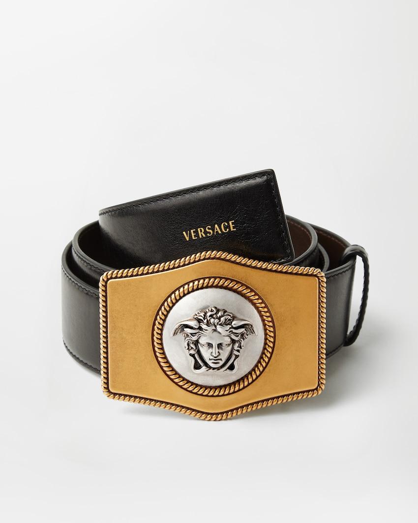 leather belt 4 cm by VERSACE