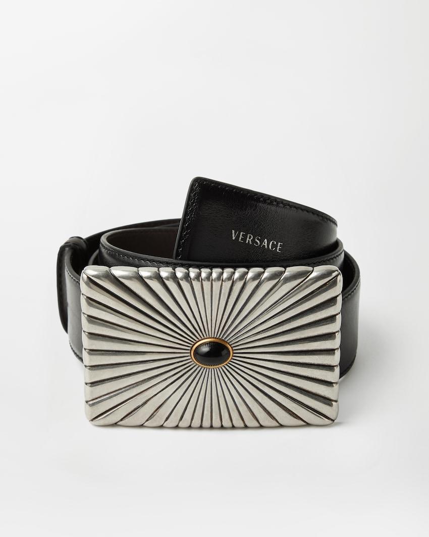 leather belt 4 cm by VERSACE