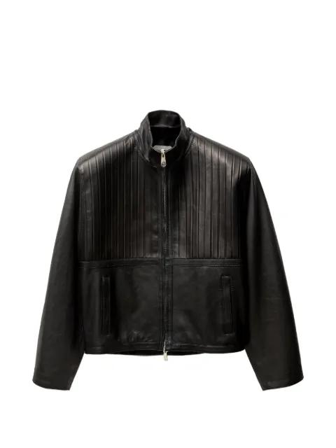 leather jacket by VERSACE