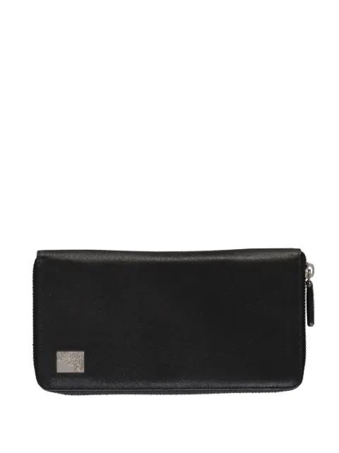 leather long wallet by VERSACE